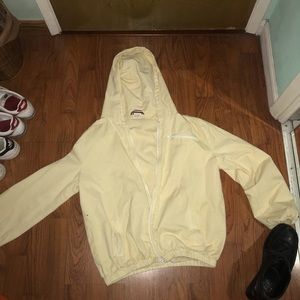 yellow brandy melville cotton windbreaker